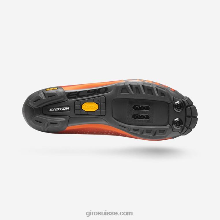 rouge orange anodisé 00N84N510 Hommes chaussure empire vr90 Giro