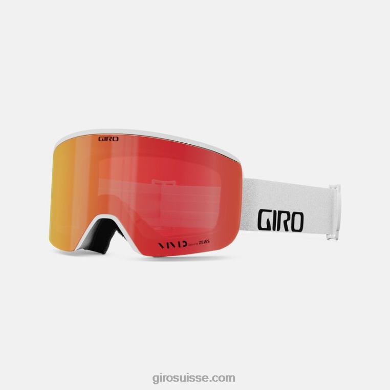 mot-symbole blanc 00N84N390 Hommes lunettes d'axe Giro