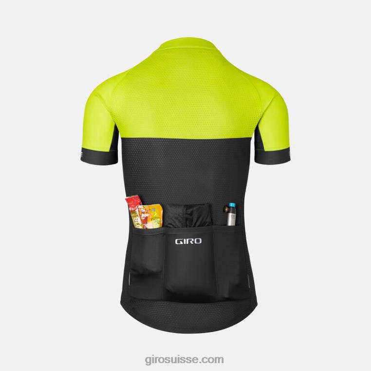 cédrat/noir 00N84N93 Hommes maillot chrono Giro