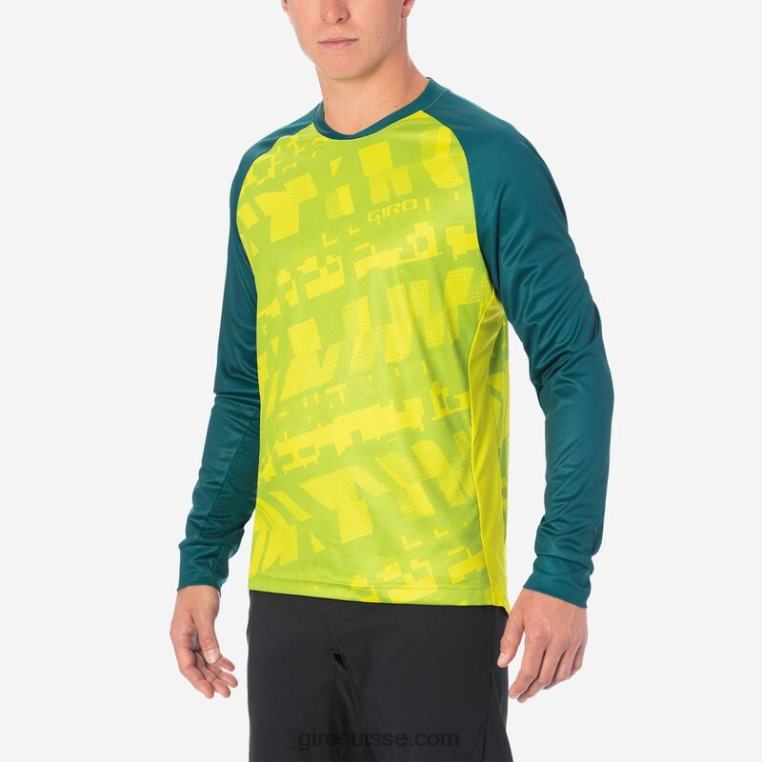 fanatique du citron vert 00N84N736 Hommes maillot ls roust Giro