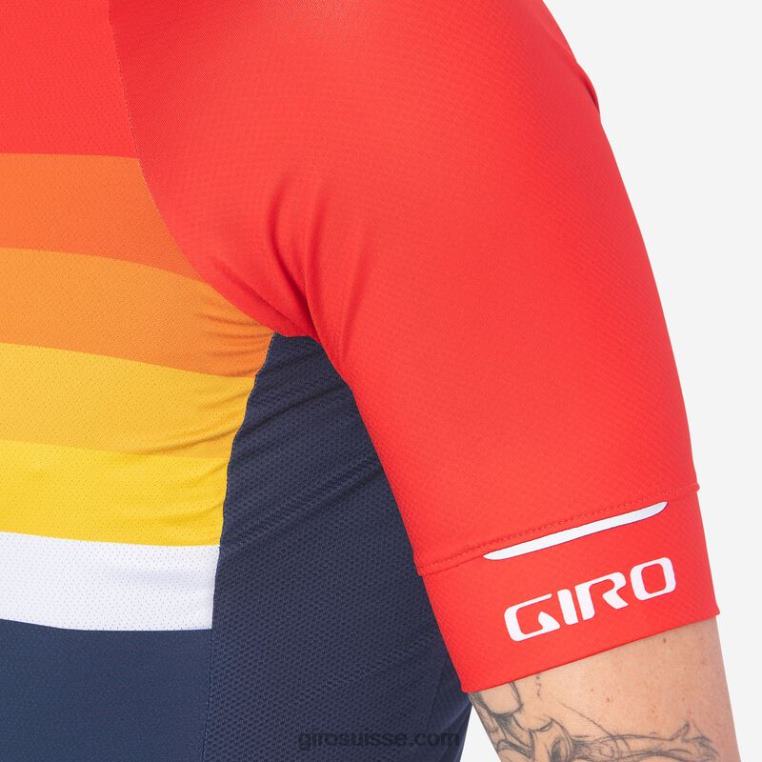 horizon rouge vif 00N84N710 Hommes maillot chrono expert Giro