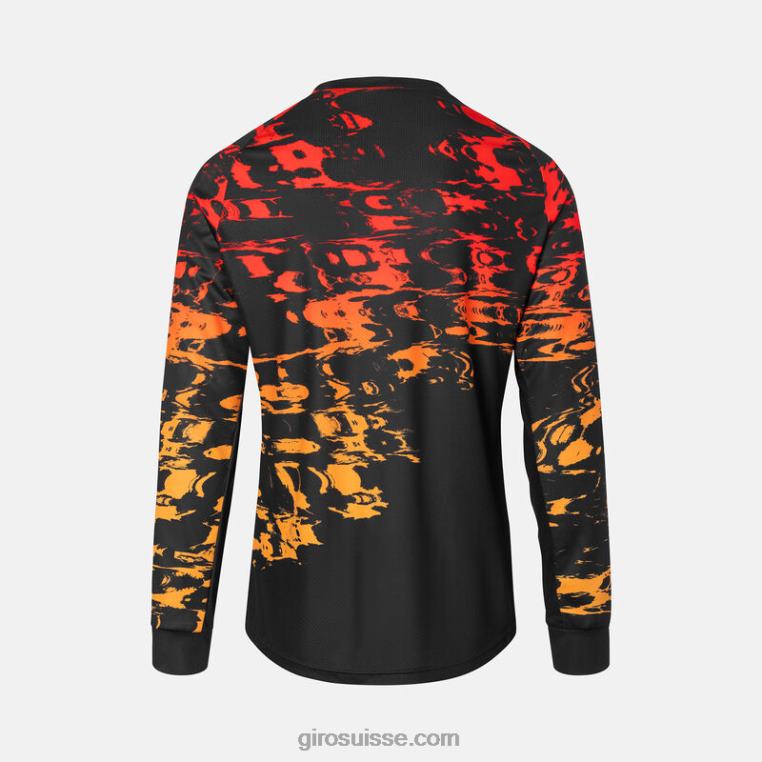 hyperglitch noir 00N84N733 Hommes maillot ls roust Giro