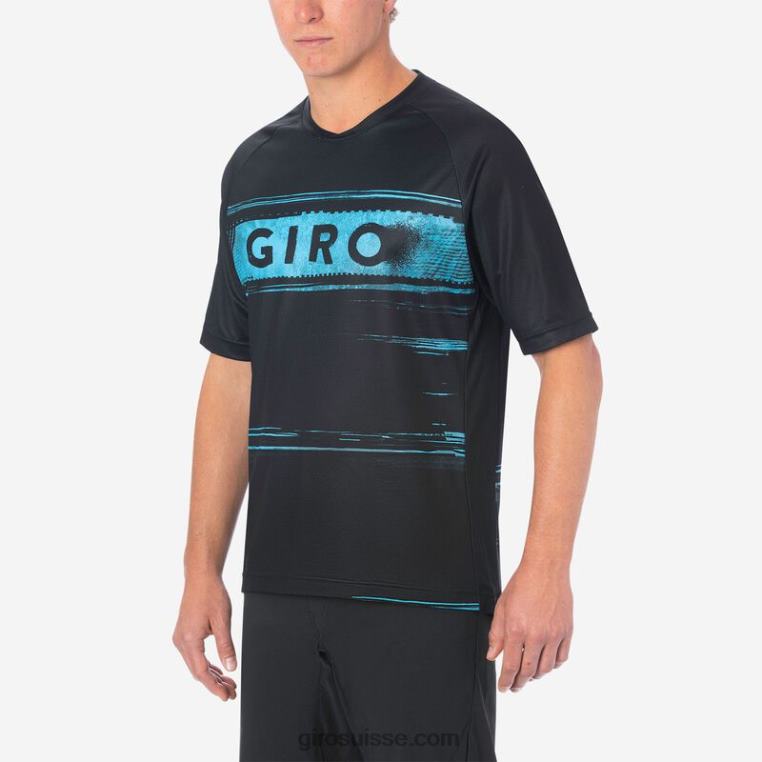noir/iceberg hypnotique 00N84N675 Hommes maillot rouille Giro