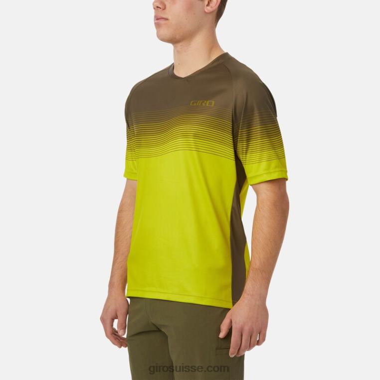 ombre vert citron 00N84N677 Hommes maillot rouille Giro