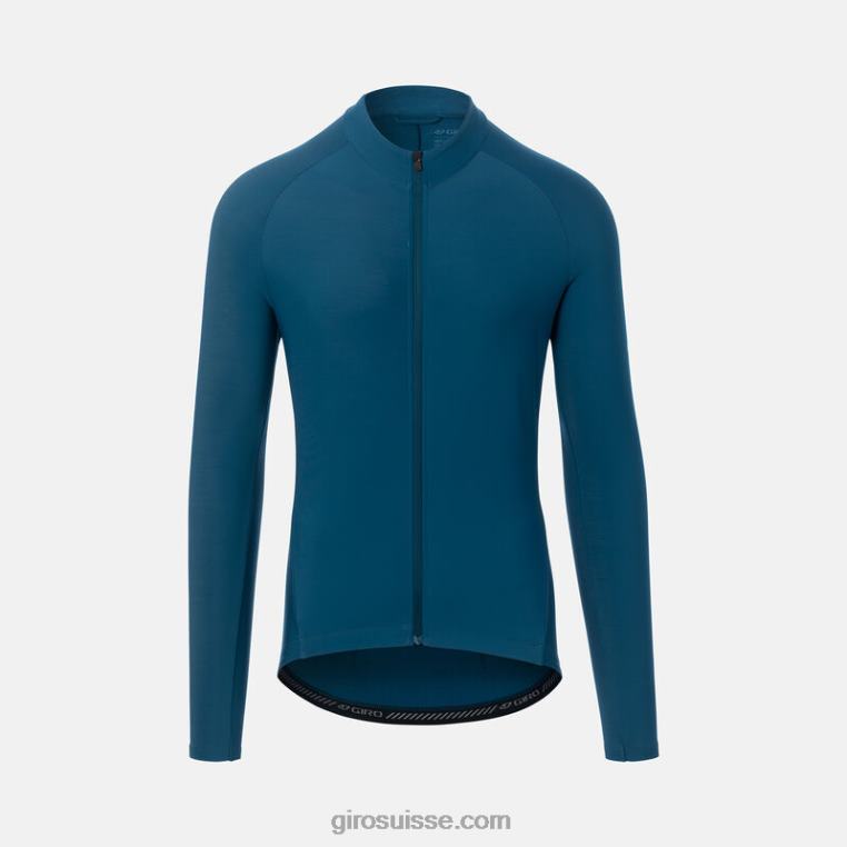 port bleu 00N84N706 Hommes maillot chrono thermique ls Giro