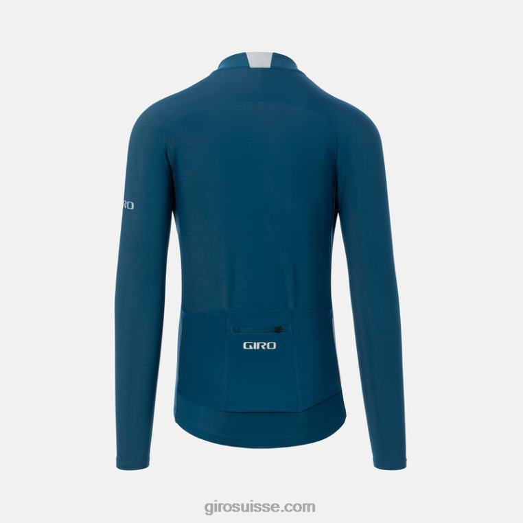 port bleu 00N84N706 Hommes maillot chrono thermique ls Giro
