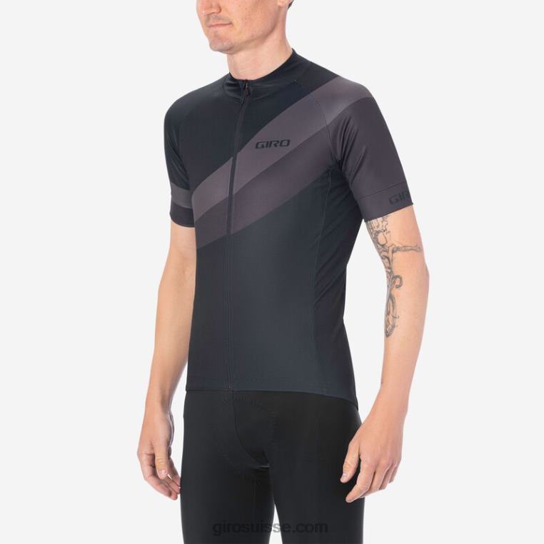 rendu noir 00N84N151 Hommes maillot chrono sport Giro