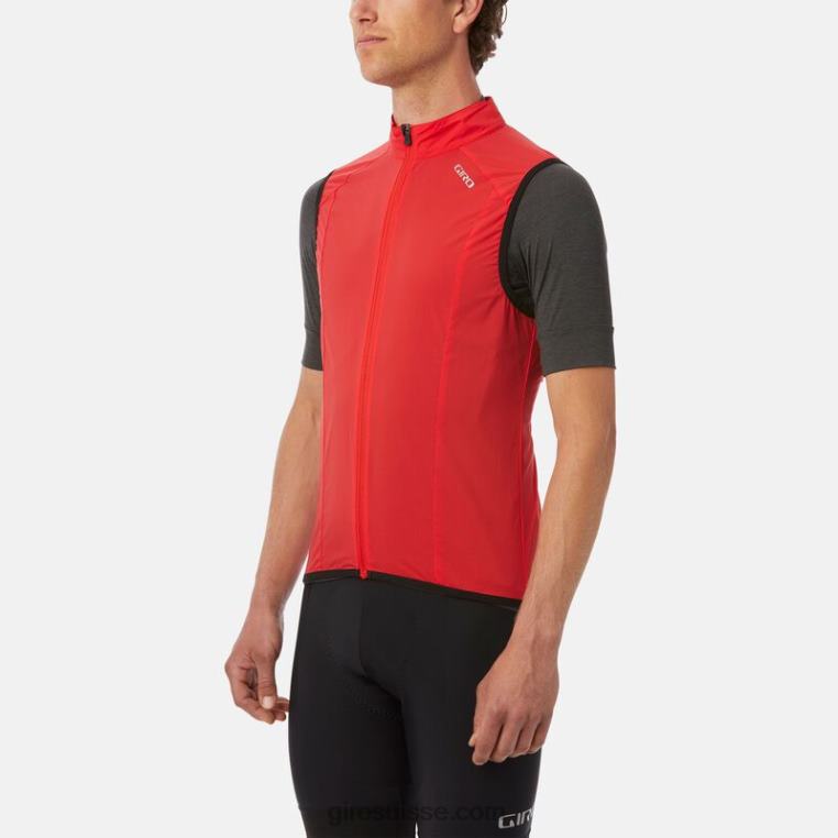 rouge vif 00N84N651 Hommes gilet coupe vent chrono expert Giro