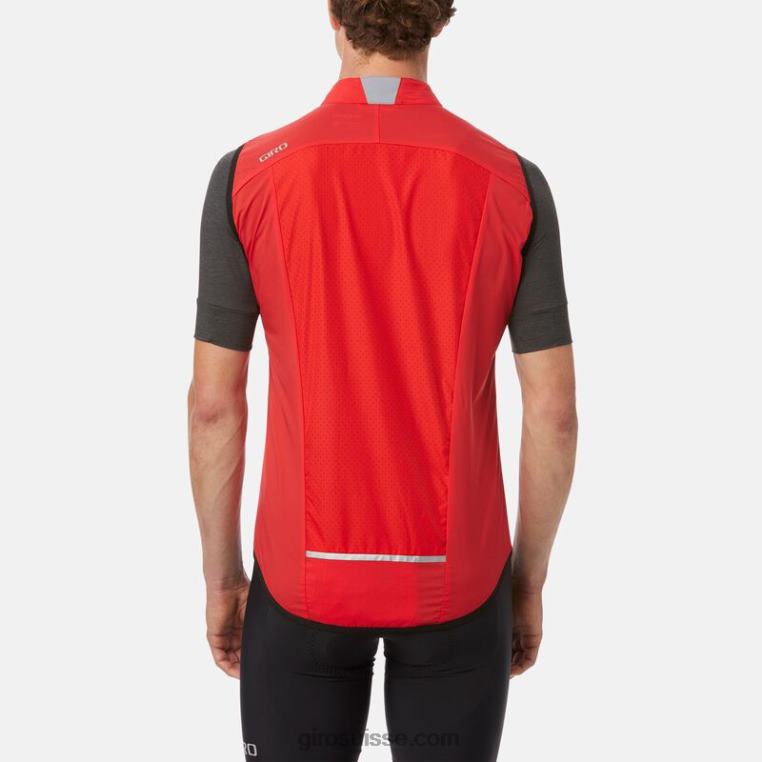 rouge vif 00N84N651 Hommes gilet coupe vent chrono expert Giro