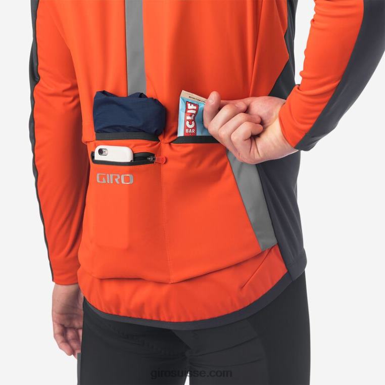 vermillon 00N84N661 Hommes veste chrono pro alpha Giro