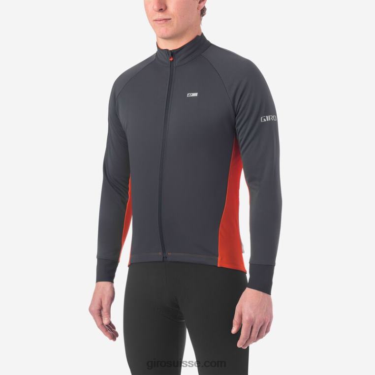 vermillon 00N84N715 Hommes maillot chrono pro windbloc Giro