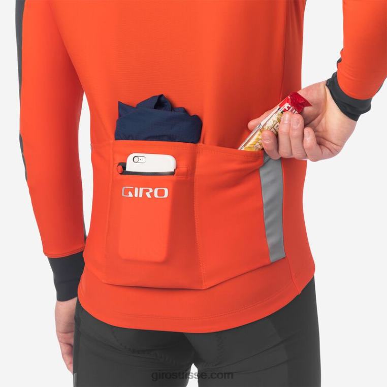 vermillon 00N84N715 Hommes maillot chrono pro windbloc Giro
